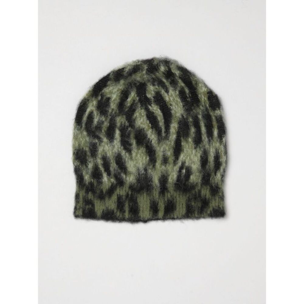 Laneus Men Animal Print Alpaca Blend Beanie Hat Laneus